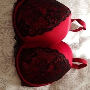 Gorgeous Red and black bra